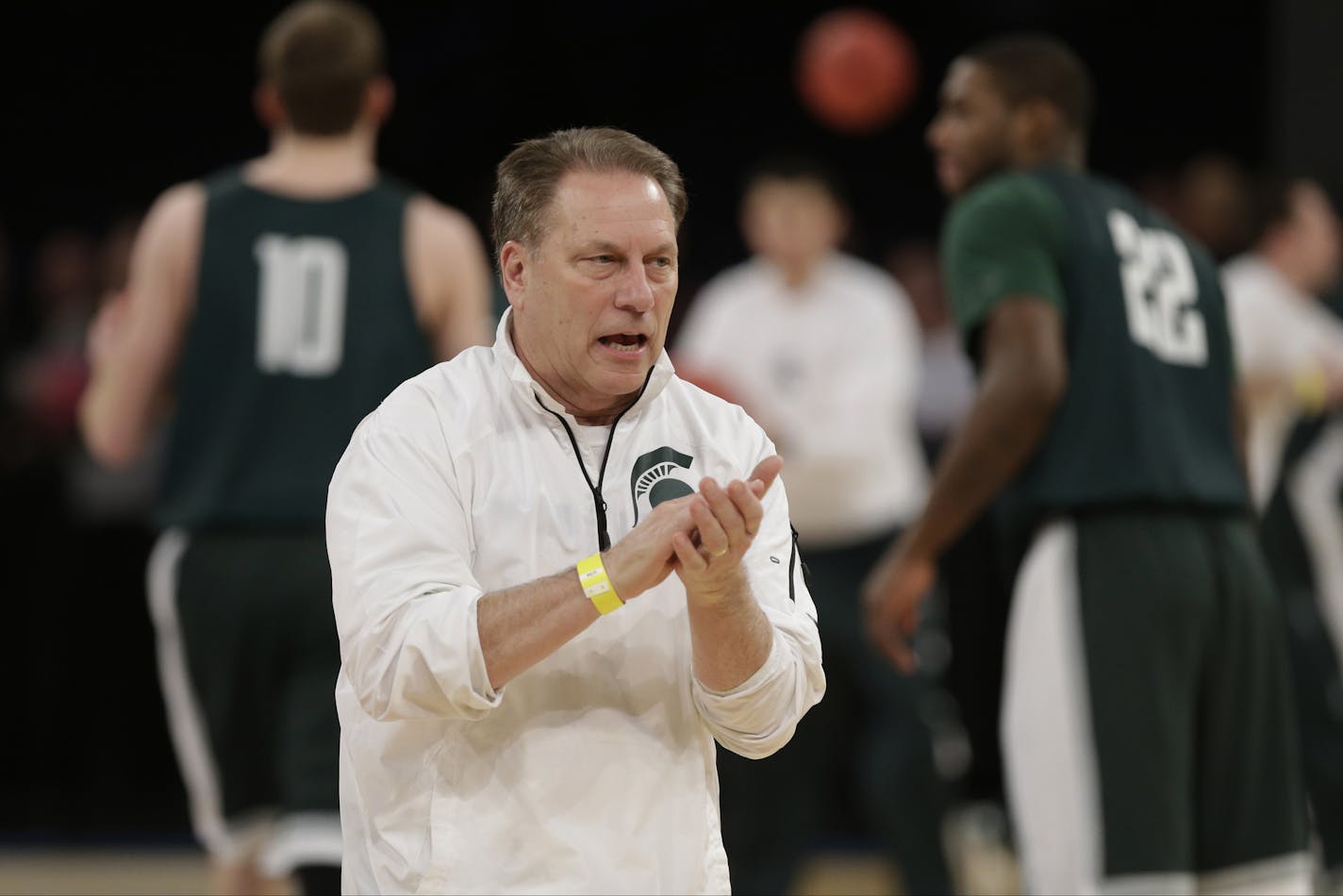 Michigan State head coach Tom Izzo