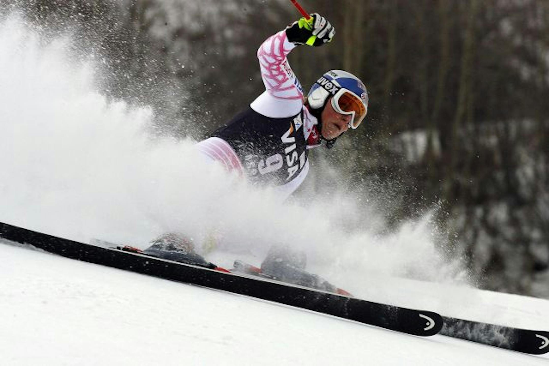ASPEN, USA - NOVEMBER 28: (FRANCE OUT) Lindsey Vonn of the USA during the Audi FIS Alpine Ski World Cup Women's Giant Slalom on November 28, 2009 in Aspen, USA.