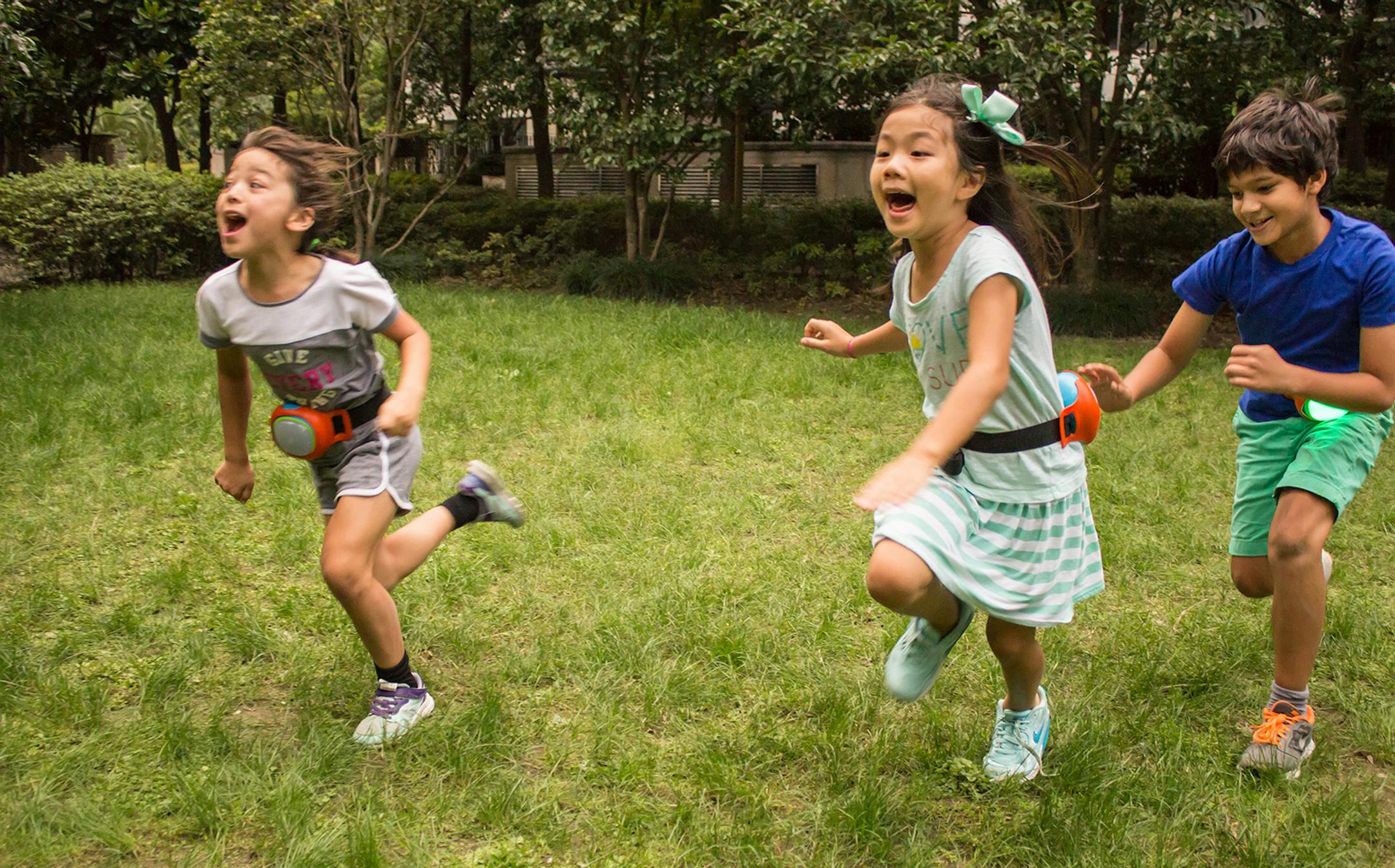 A-Champs has introduced ROXs, a "screenless interactive entertainment system" designed to reward kids for athletic play.