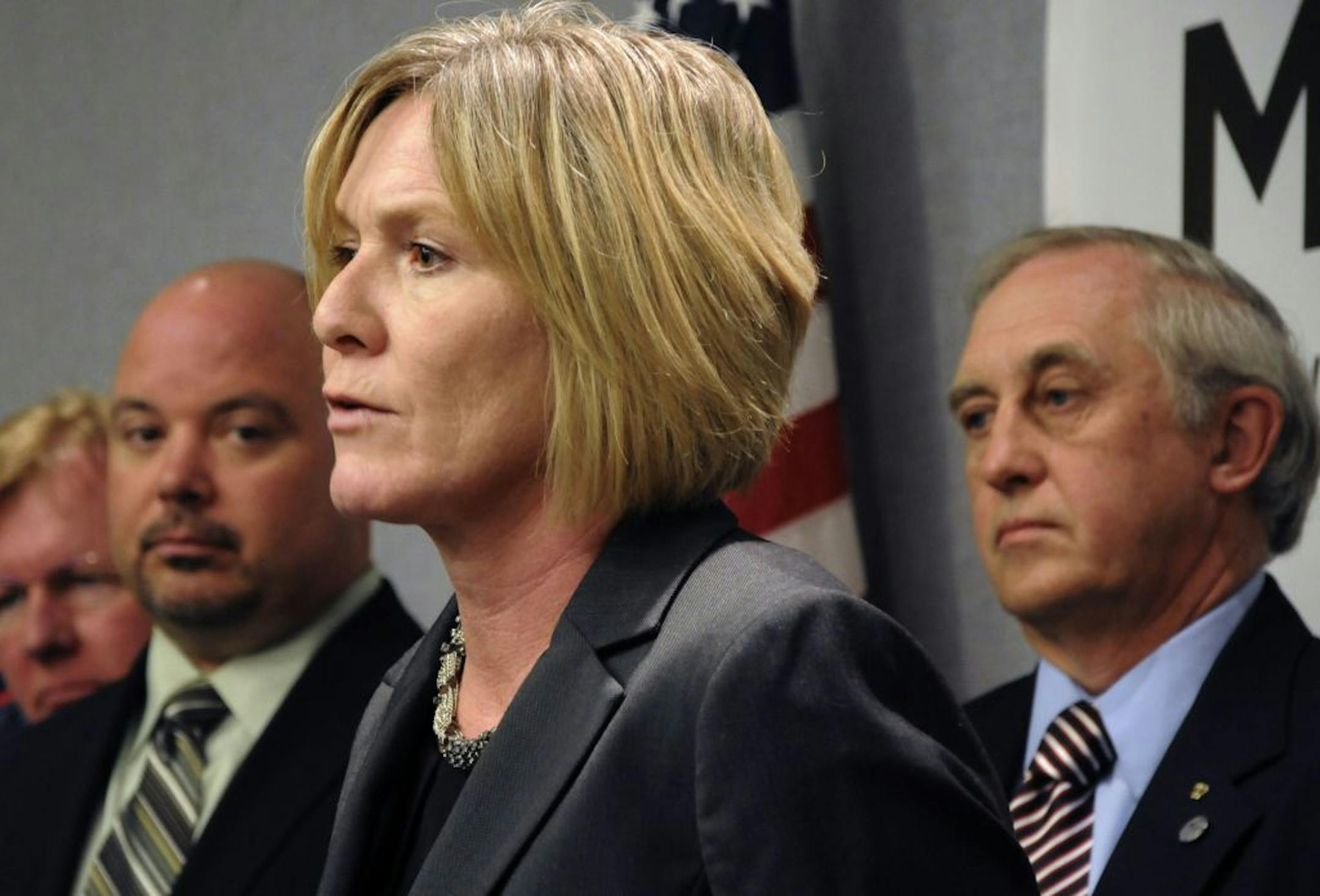 From left, St. Paul bar owner Dan O'Gara and Republican legislators Sen. Michelle Fischbach and Rep. Ron Shimanski support allowing video gaming terminals in bars and restaurants.