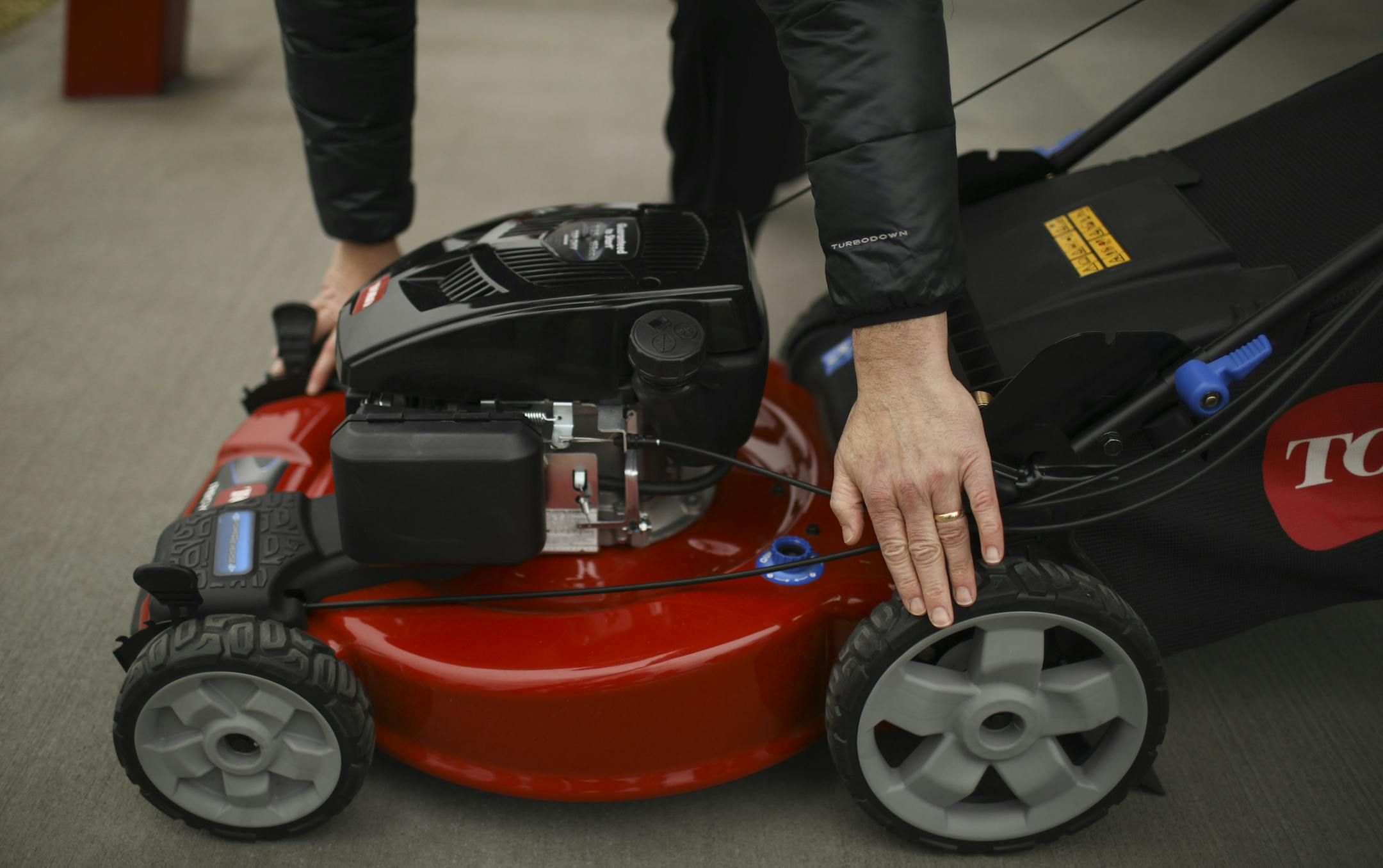 Good weather meant increased sales of Toro mowers. (JEFF WHEELER/Star Tribune file photo)