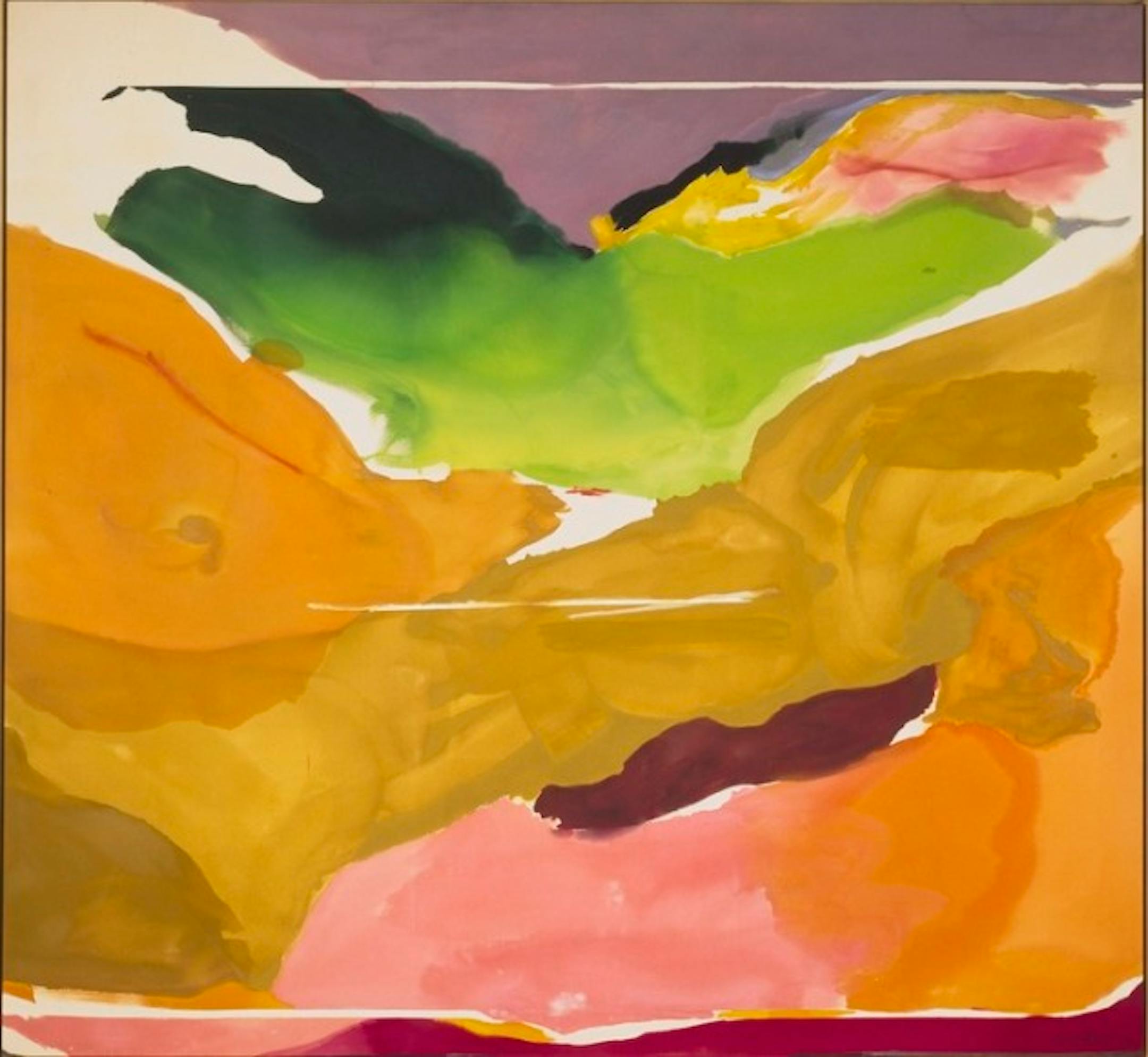 Helen Frankenthaler, Nature Abhors a Vacuum, 1973. Patrons' Permanent Fund and Gift of Audrey and David Mirvish, Toronto, Canada. National Gallery of Art, Washington