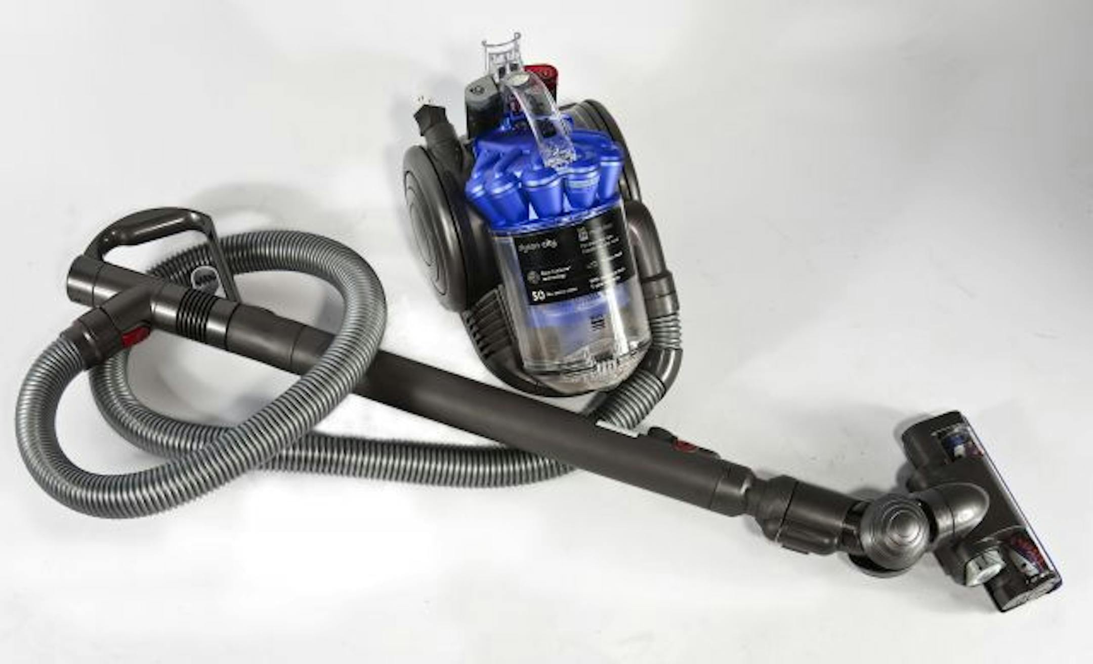 The new Dyson City cleans as powerfully as a full upright.
