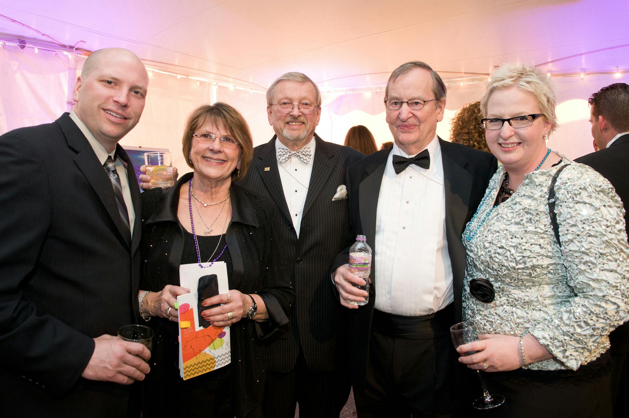 Brian Anderson, Sharon Anderson, Chuck Anderson, John Peterson, Amy Anderson Beastly Ball photos for Facetime 4/27/2013