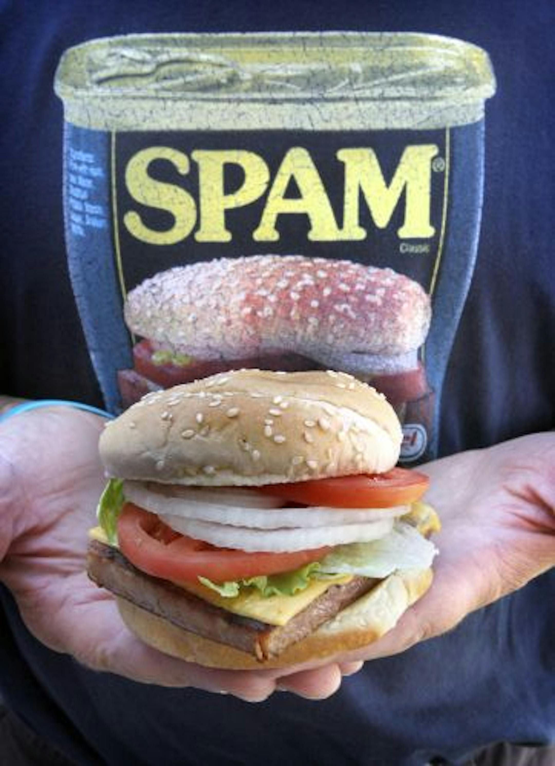 The classic Spamburger.
