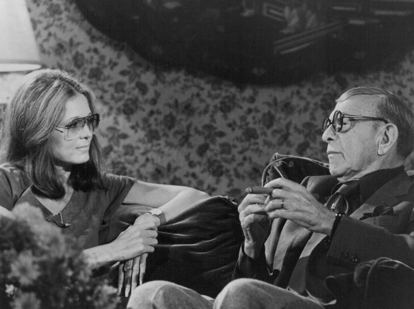 October 8, 1982 Gloria Steinem Interviews George Burns On 'Today' -- Gloria Steinem interviews George Burns during the inaugural Close Encounters segment on NBC News' "Today" program Friday, Nov. 5 (8:30-9 a.m. NYT) October 26, 1982 NBC Photo