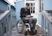 Shawn Olthoff was shot and permanently paralyzed from the waist down by a deputy in Moose Lake, Minn during a raid on his mobile home. Olthoff won a s