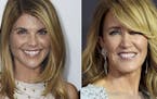 Actresses Lori Loughlin ("Full House"), left, and Felicity Huffman ("Desperate Housewives," "Sports Night") are among those charged in the admissions 
