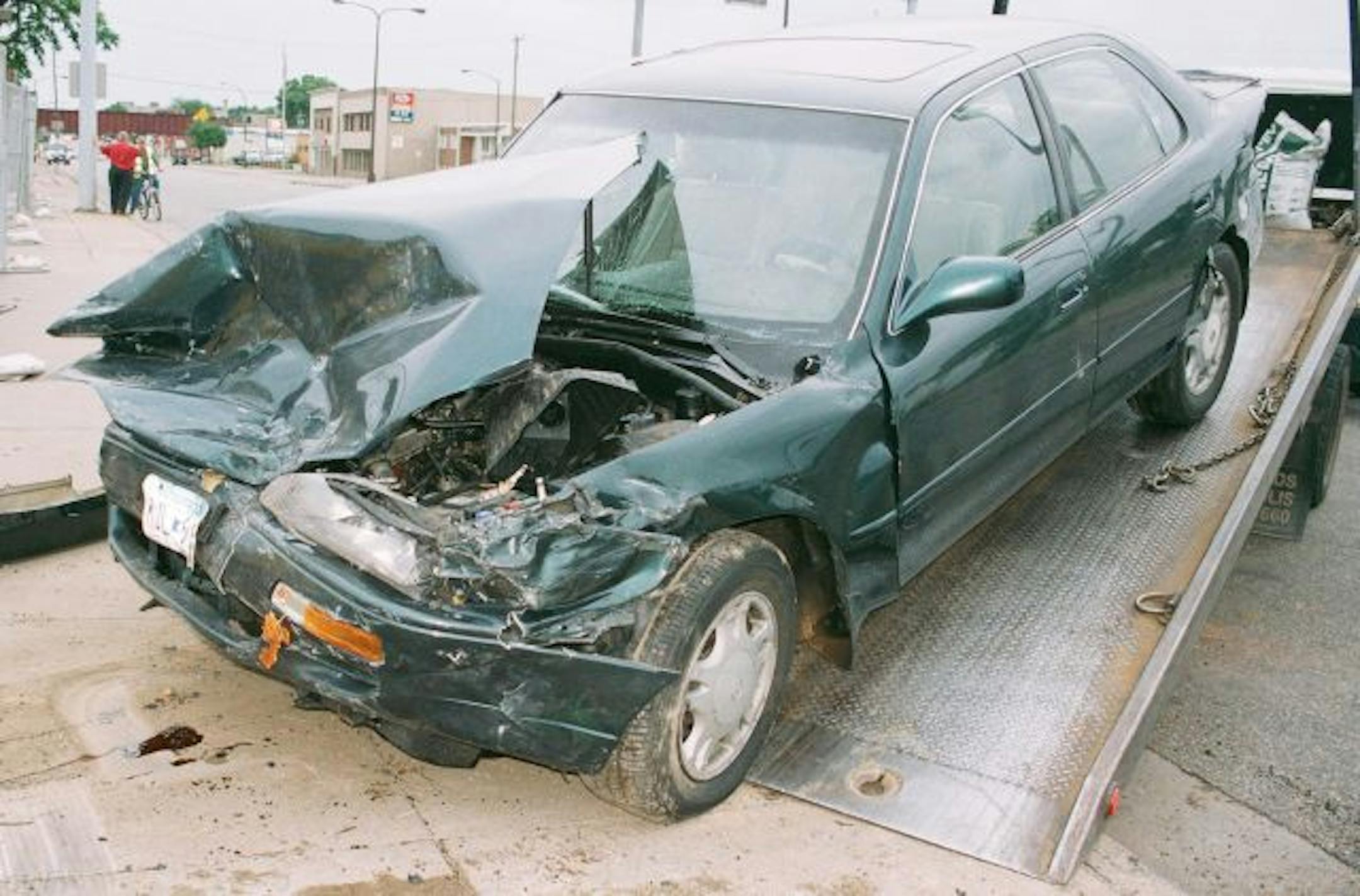 Did sudden acceleration in this 1996 Toyota Camry cause a 2006 accident in St. Paul that killed three people? Experts may soon examine the car looking for evidence of a defect or malfunction.