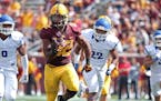 Kobe McCrary ran for 176 yards against Indiana State. That&#x2019;s the highest total for a Gopher at TCF Bank Stadium for someone other than David Co