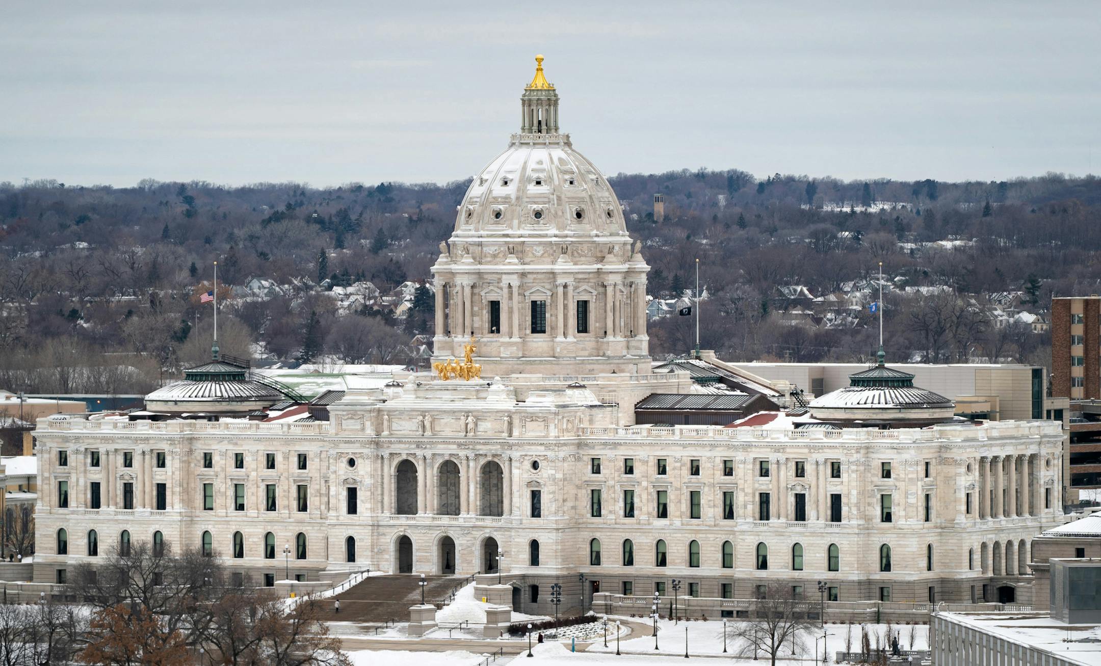 The Minnesota State Capitol as seen from downtown St. Paul. ] GLEN STUBBE • glen.stubbe@startribune.com Monday, December 3, 2018 EDS, available for any appropriate use.
