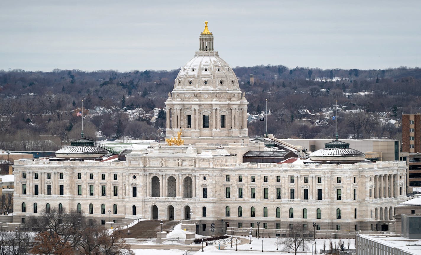 The Minnesota State Capitol as seen from downtown St. Paul. ] GLEN STUBBE &#x2022; glen.stubbe@startribune.com Monday, December 3, 2018 EDS, available for any appropriate use.