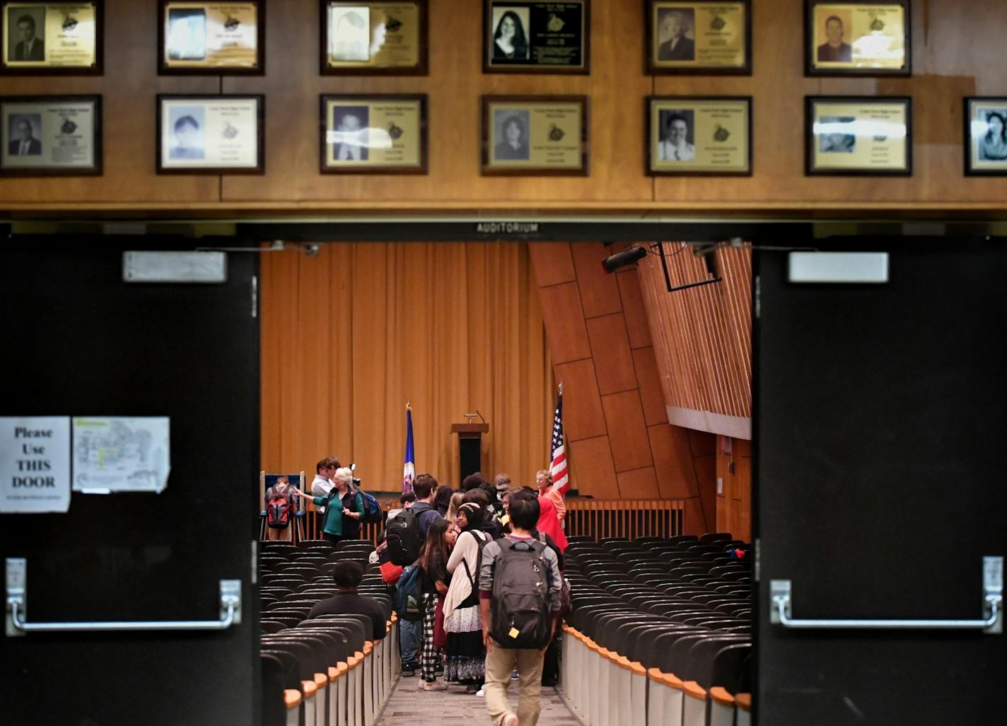 Students at Como Park High took part in a mock presidential election in late October. A teacher at the school has been put on leave after election-related comments to students at Como Park High School in St. Paul.