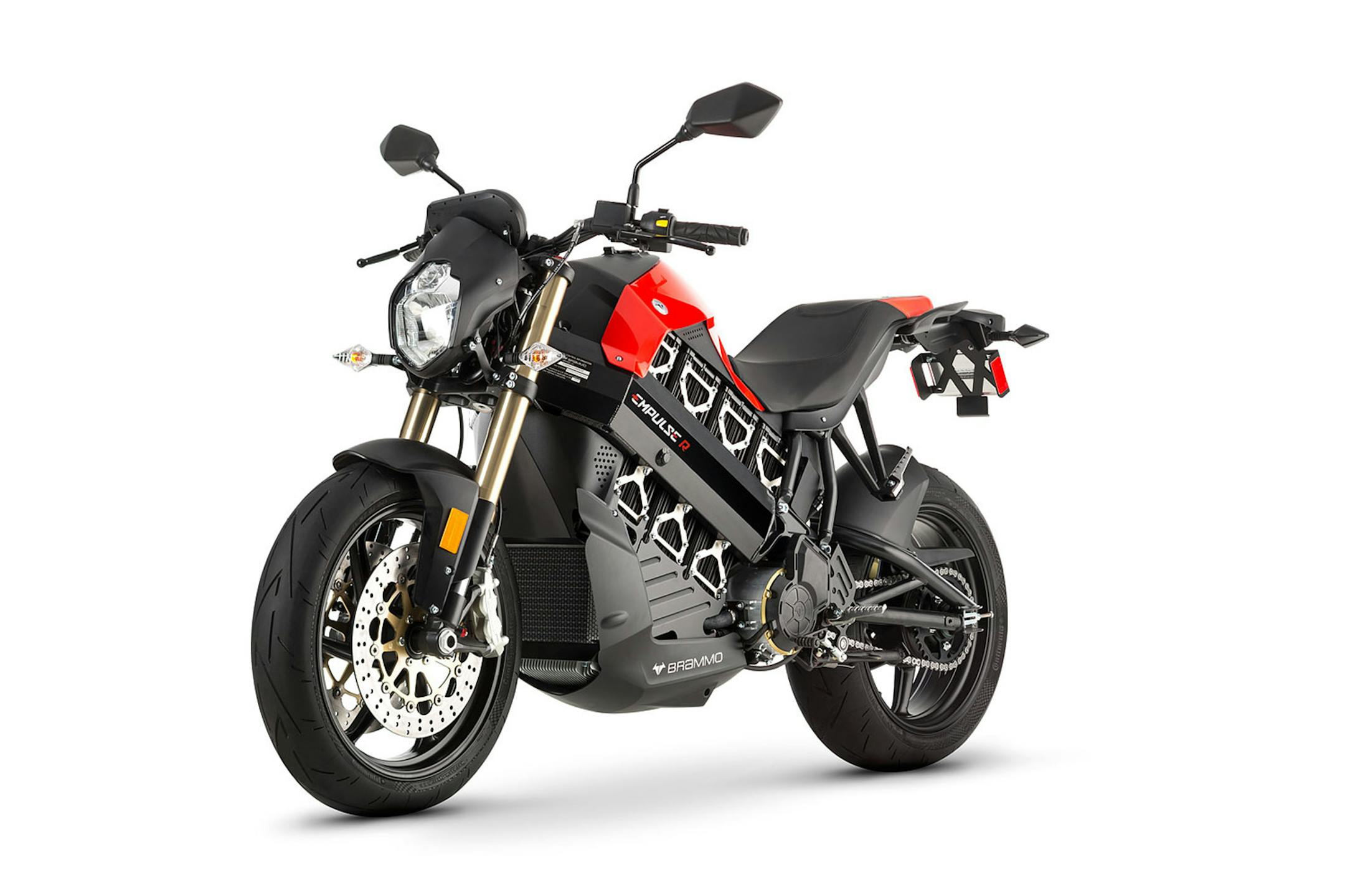 With its unique water cooled motor, six speed gearbox and integrated J1772 rapid charging, the Empulse remains as the market leader in the category. A top speed of 110mph (177kph) and a 3kW onboard charger means the Brammo Empulse retains its crown as the world&#x201a;&#xc4;&#xf4;s fastest electric motorcycle in serial production both riding and charging. The 2014 Empulse embodies many new and improved components making it an EV technology tour de force.