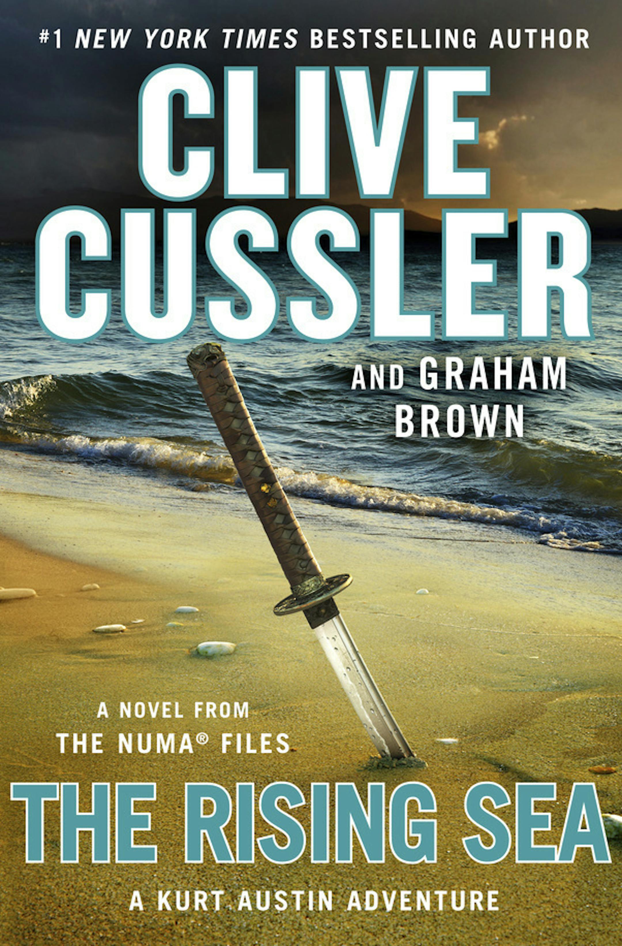 This cover image released by Putnam shows "The Rising Sea," a novel by Clive Cussler and Graham Brown. (Putnam via AP)