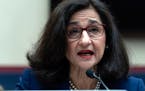 President of Columbia University Nemat Shafik testifies before the House Committee on Education and the Workforce hearing on "Columbia in Crisis: Colu