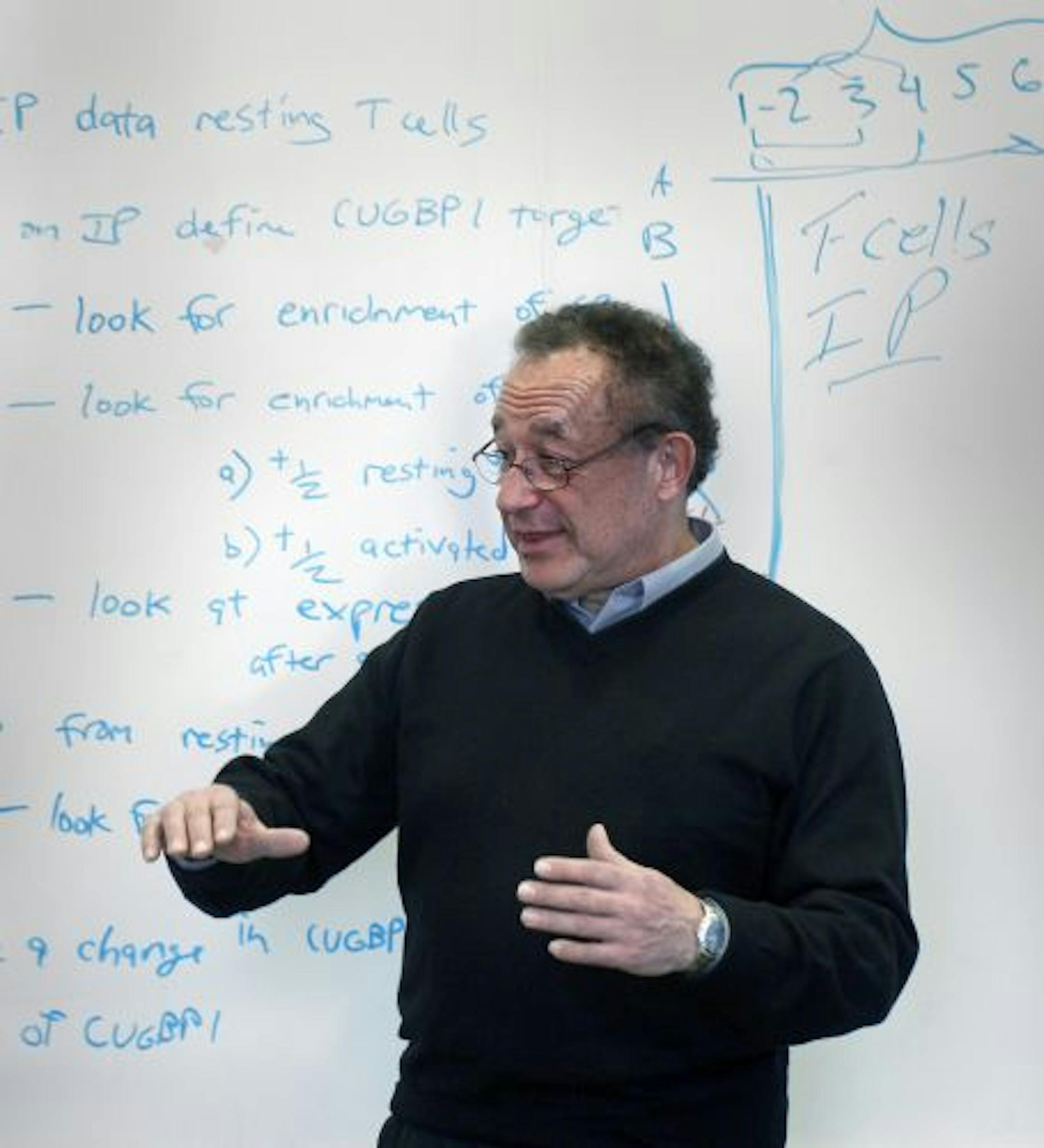 Paul Burgio says he doesn't feel 65, saying it's not a "magic number." He retired two years ago but works part time in technology commercialization.