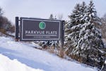 The exterior of Parkvue Flats is seen Friday, Dec. 23, 2022 in Burnsville, Minn. The apartment complex had its rental license suspended by the city du
