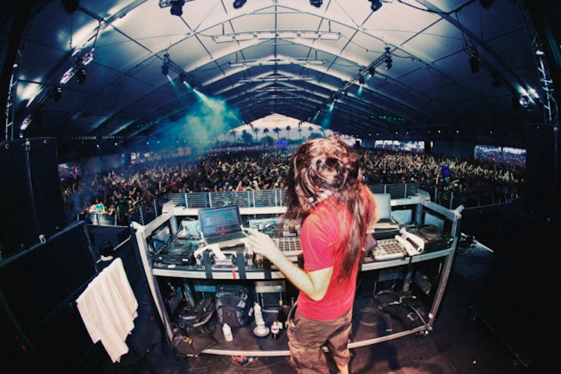 Bassnectar, aka Californian electronic music maker Lorin Ashton, has been a favorite at Coachella and other big fests. / Photo by Ceasar Sebastian