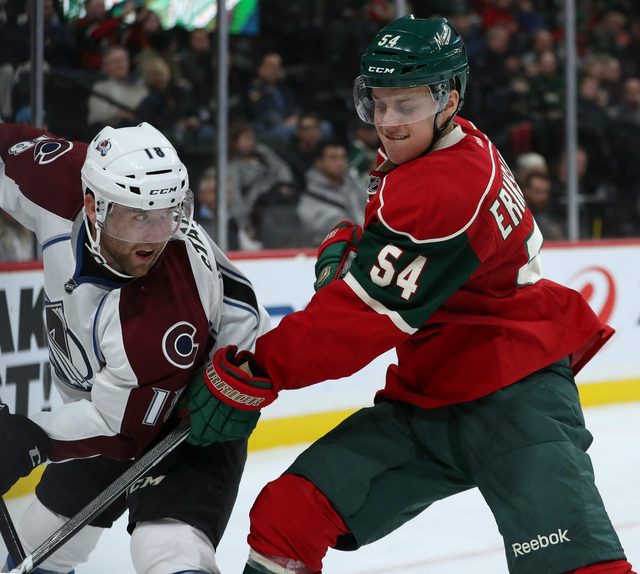 Wild center Joel Eriksson Ek (54)