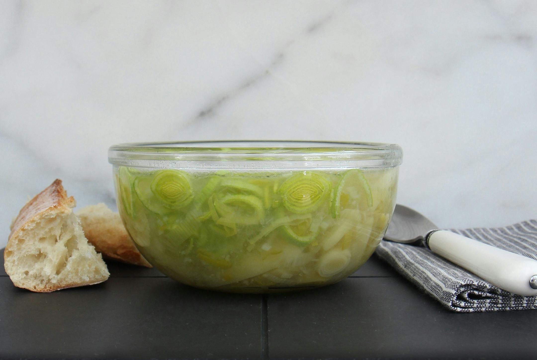 Potato Leek Soup, from "Simple French Food" by Richard Olney