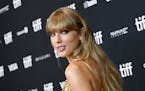 Taylor Swift at the Toronto International Film Festival on Sept. 9. Swift has said her new album “Midnights” was inspired by certain key sleepless