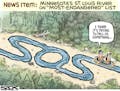 Sack cartoon: St. Louis River