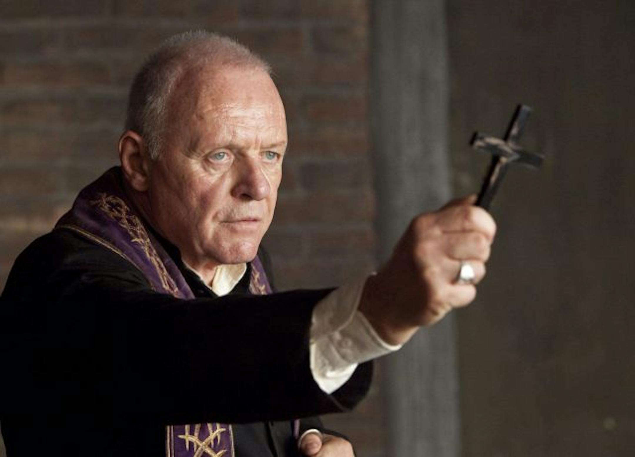 Anthony Hopkins stars as Father Lucas in New Line Cinema's psychological thriller "The Rite."