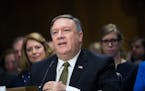 Mike Pompeo, testified during his confirmation hearing for secretary of state.