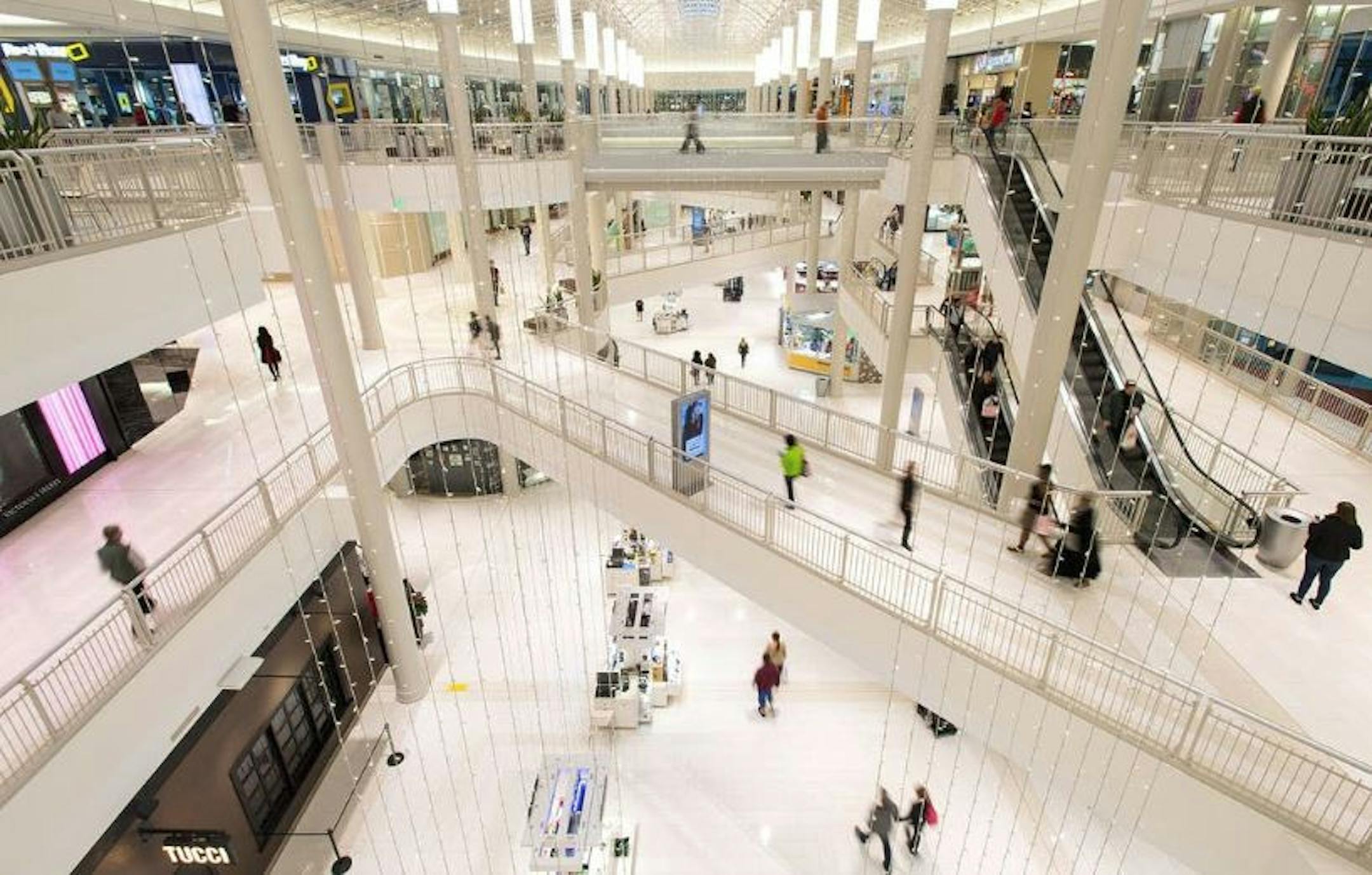 This is the scene at the Mall of America where a boy was thrown nearly 40 feet to the floor below in April. Credit: Aaron Lavinsky, Star Tribune