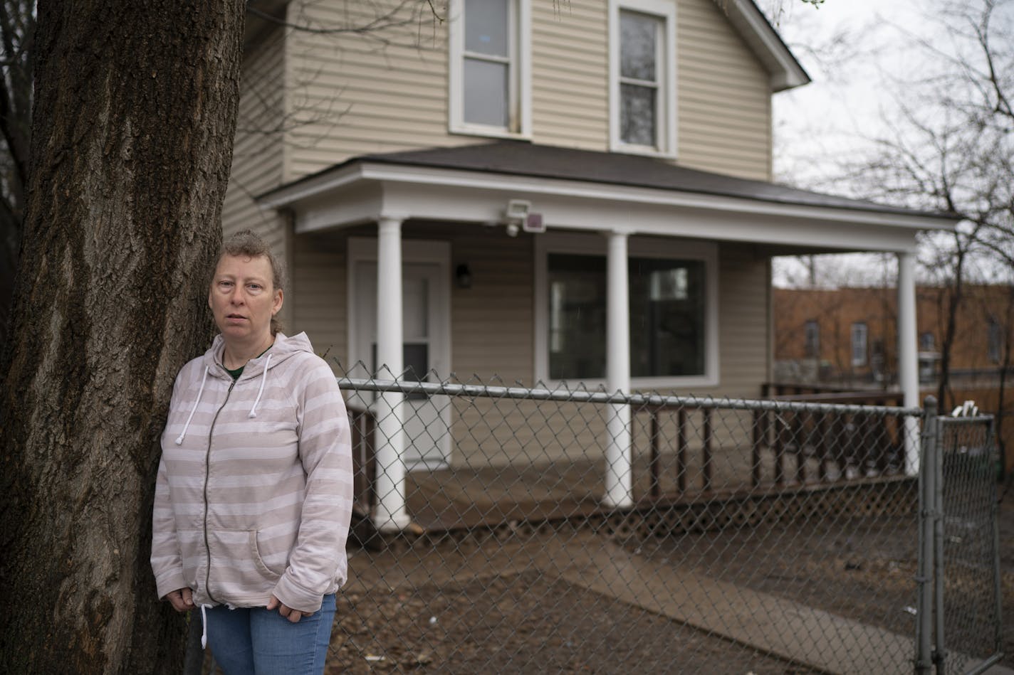 Tammy Soler in front of the house on Magnolia Ave. E. she owned for more than 20 years before it was condemned for non-payment of her water bill. ] JEFF WHEELER &#x2022; jeff.wheeler@startribune.com When St. Paul shuts off a homeowner's water, inspectors are often close behind with a condemnation notice. Tammy Soler had her water shut off a few times for non-payment in the 20-plus years she owned her house on St. Paul's East Side, and was shocked when a condemnation notice arrived in the mail be