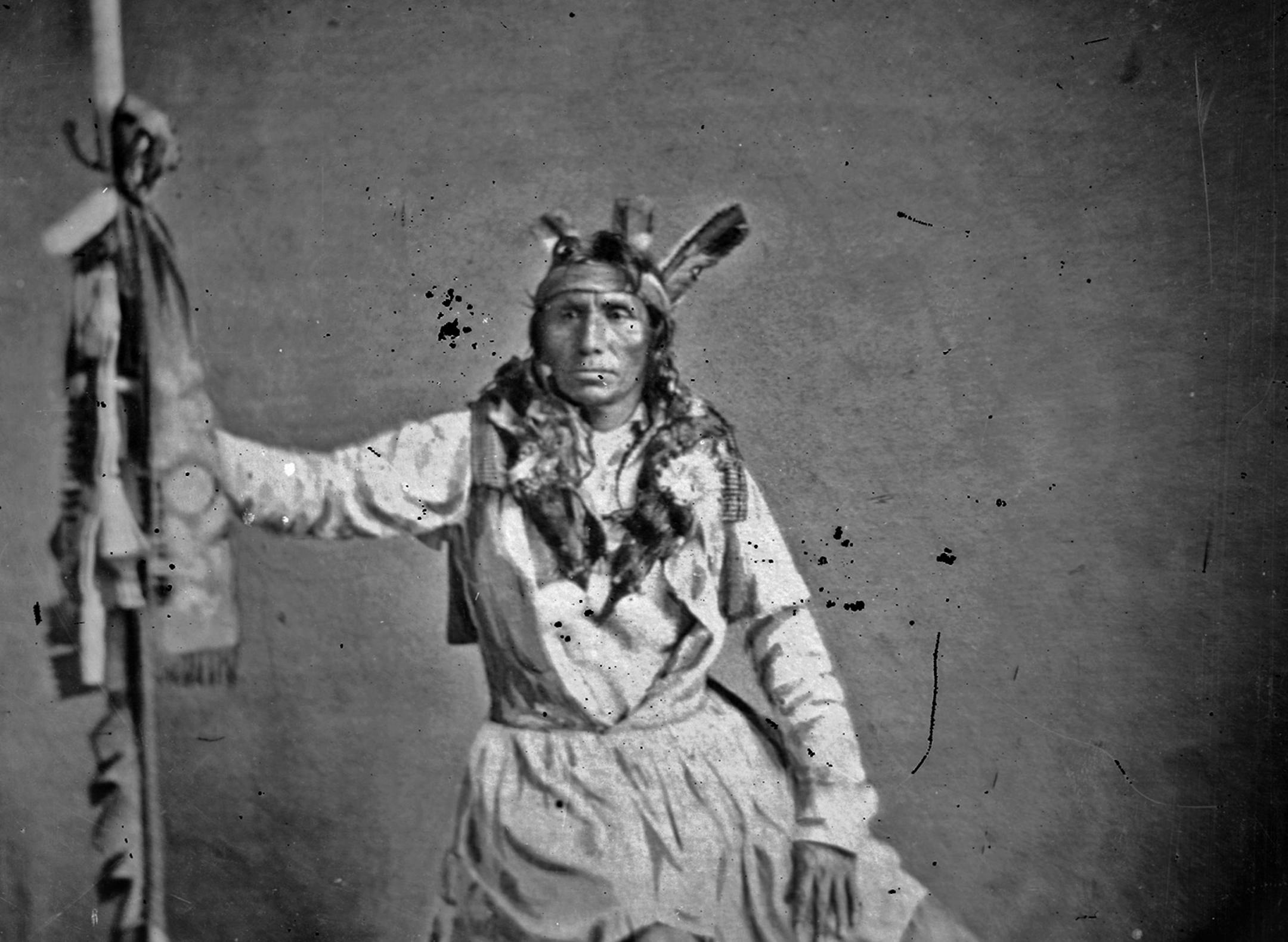 Little Crow in Washington D.C. 1858.