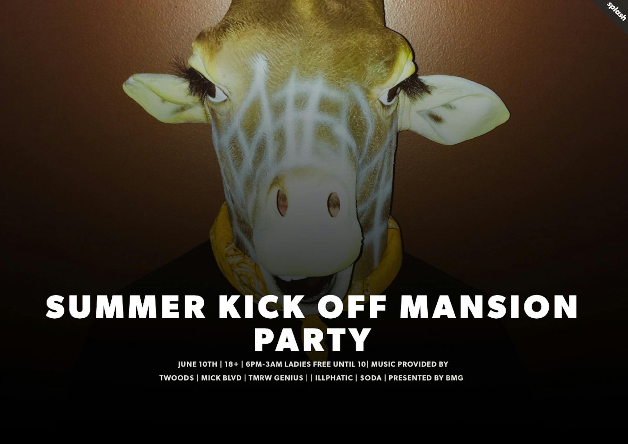 Online invitation for party where four people were shot.