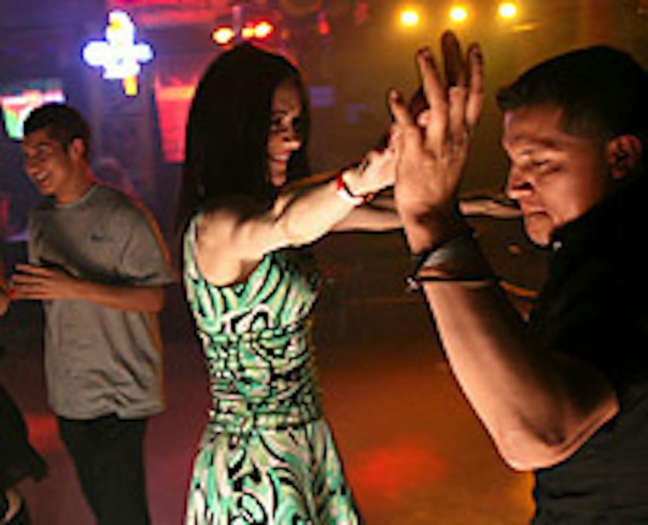 Couples hit the dance floor at New York Latin