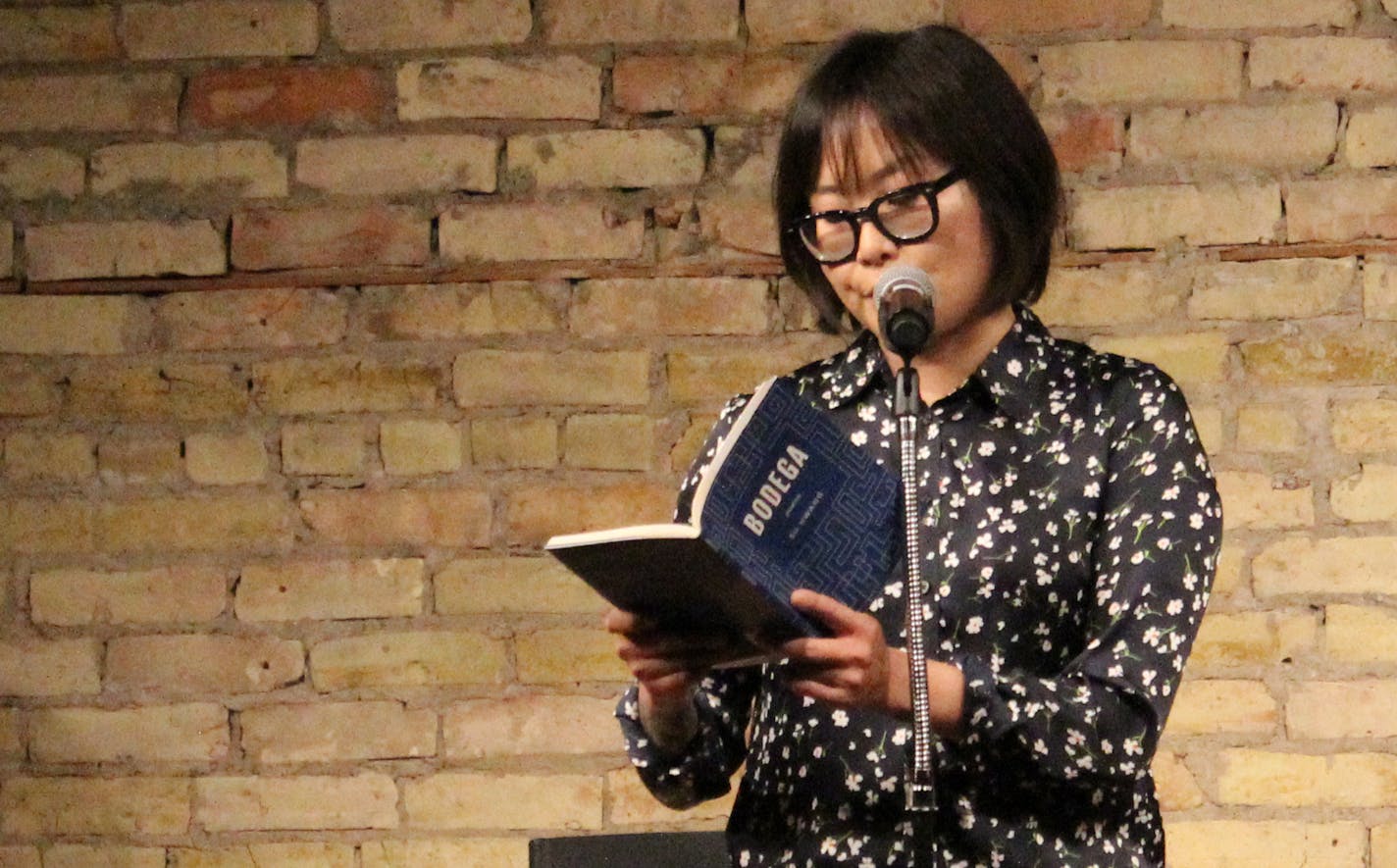 Su Hwang at her book launch in October.