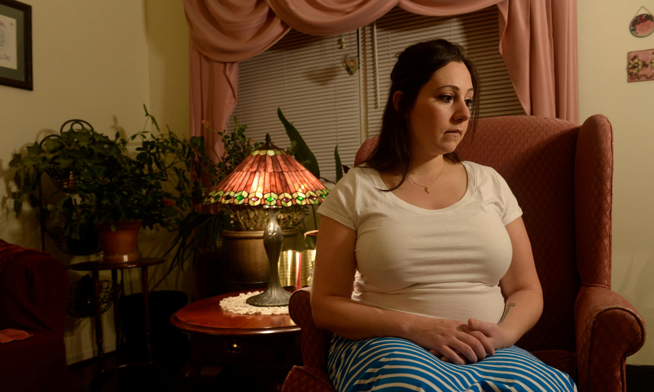 Lindsay Tornambe, 27, is photographed in Beltsville, Md. on Tuesday, April 15, 2014. ( J.M. Eddins Jr. )