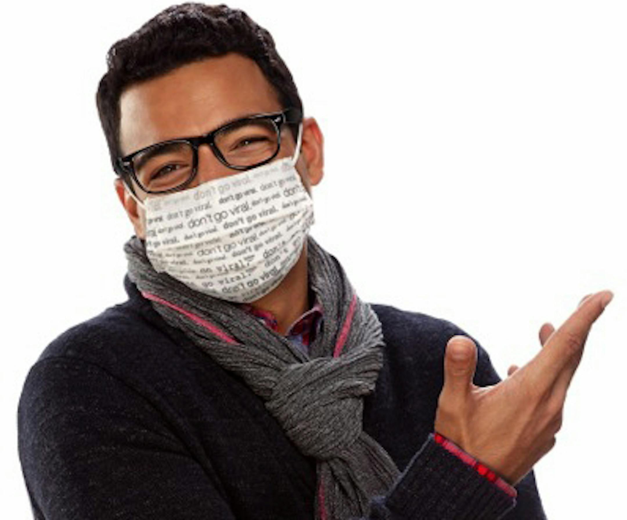 Product photo of a face mask sold by twin cirties based company - Tutem