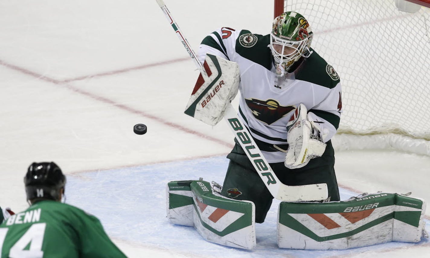 Minnesota Wild goalie Devan Dubnyk.