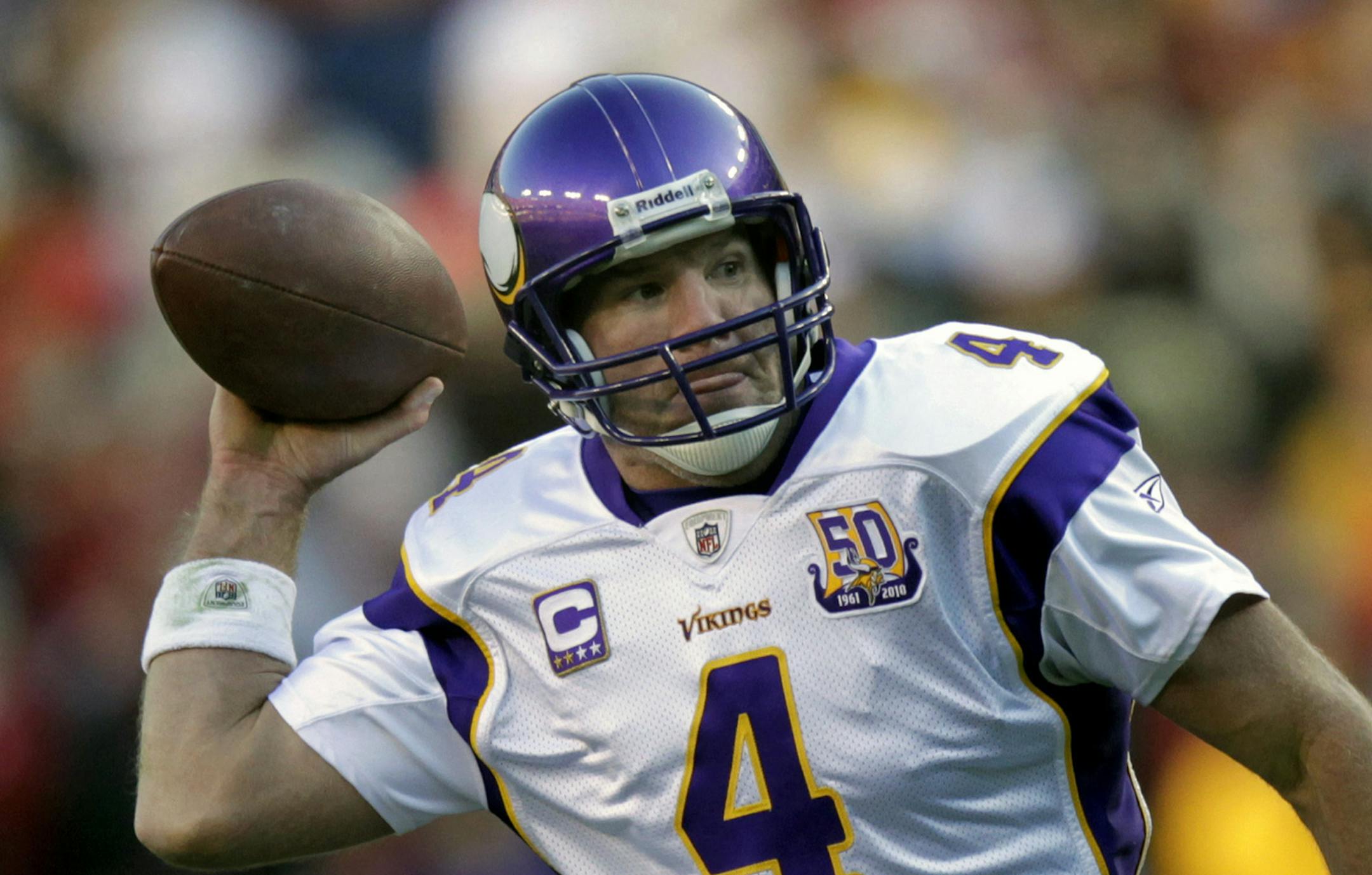 BRIAN PETERSON ¬• brianp@startribune.com Brett Favre ORG XMIT: MIN2013112517141376