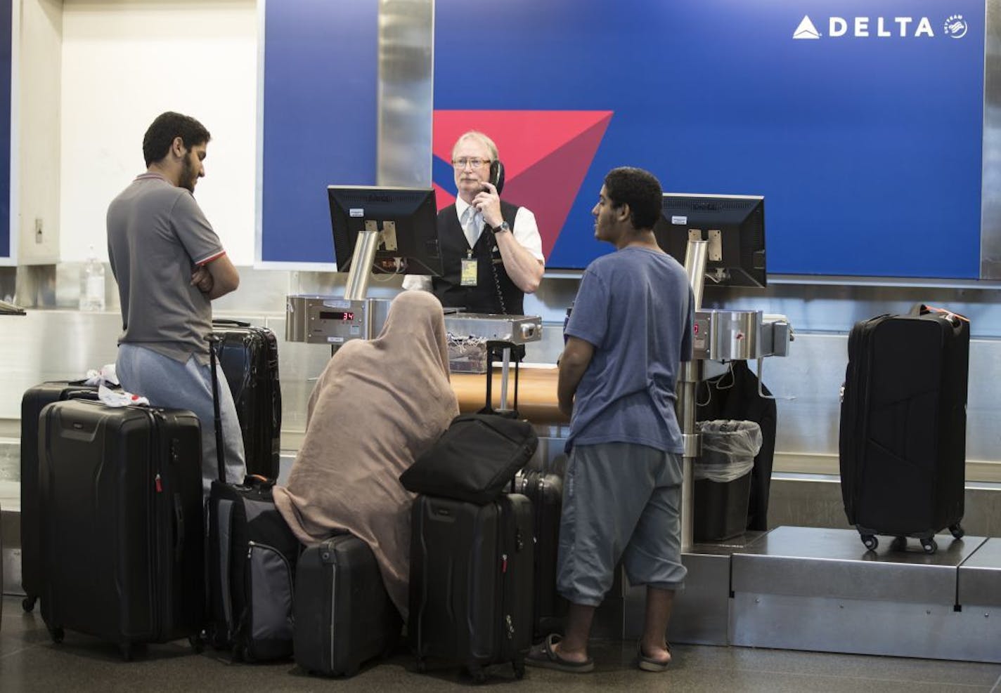 DGS workers often perform similar job duties as the airline's mainline staff, like boarding passengers and loading planes.