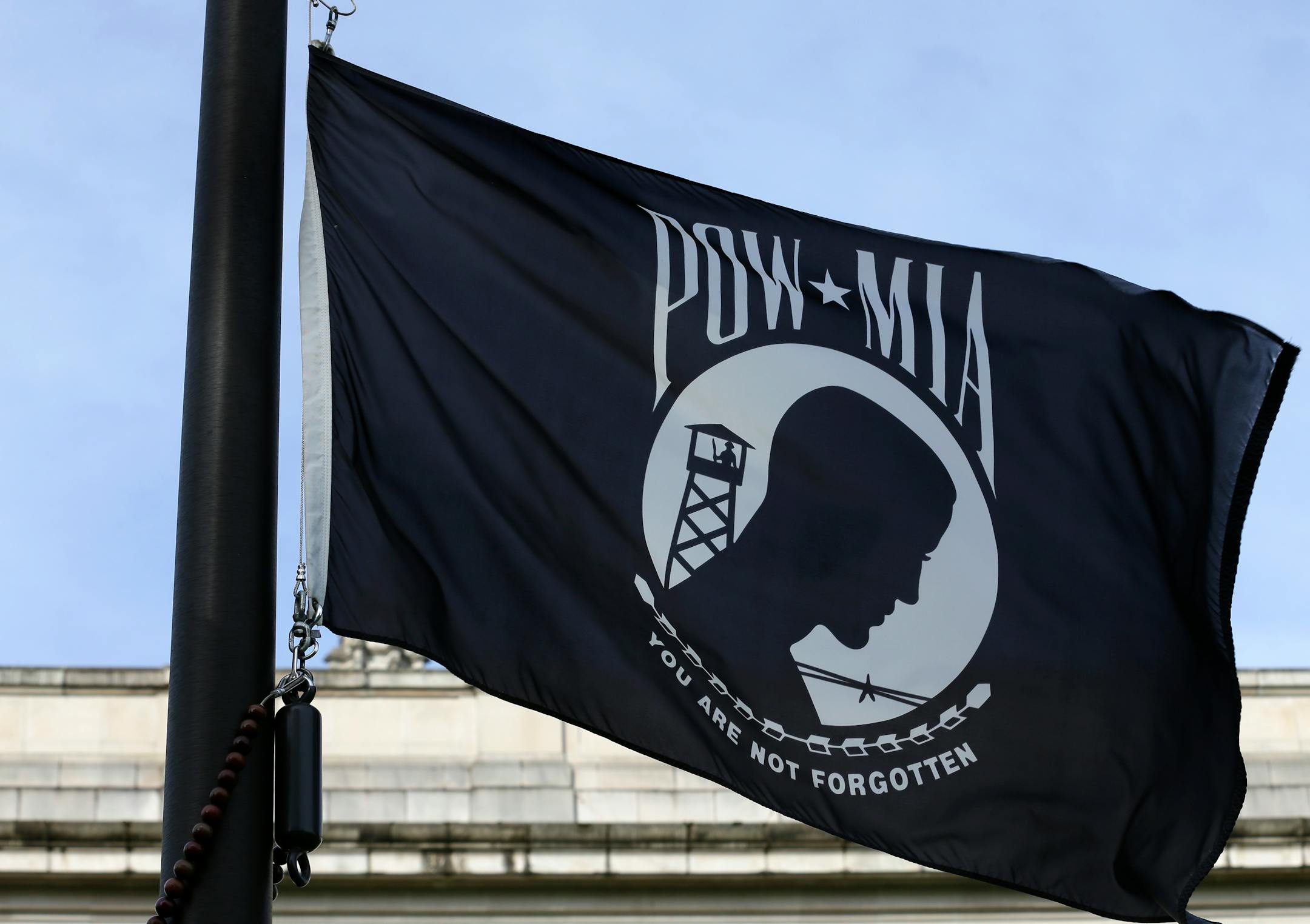 A POW/MIA flag.