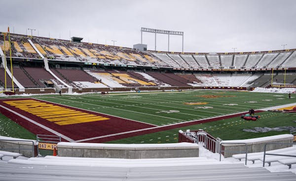 It took a movement involving a major college's leaders and dozens of Minnesotans on Wednesday to clear the snow from TCF Bank Stadium and prepare it f