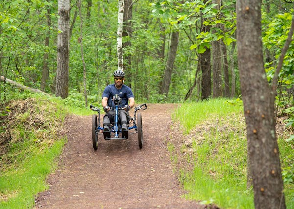 Grand opening and ribbon cutting of Sagamore Unit, accessible trails.