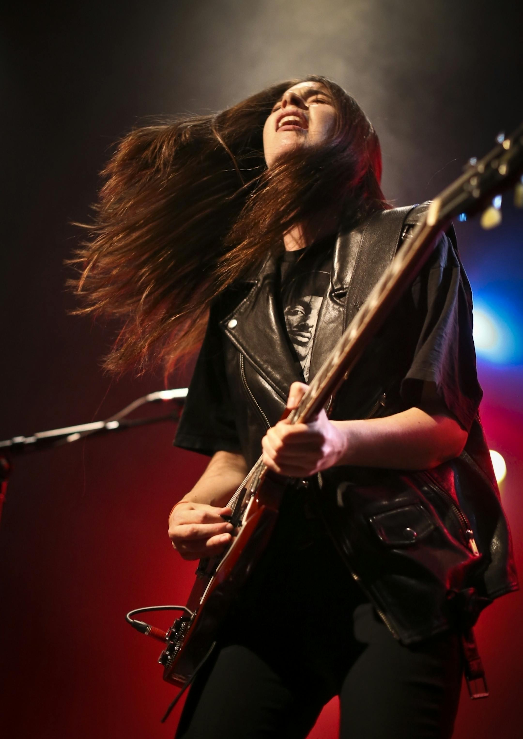 Danielle Haim performed on Monday, May 19, 2014, at First Avenue in Minneapolis, Minn.
