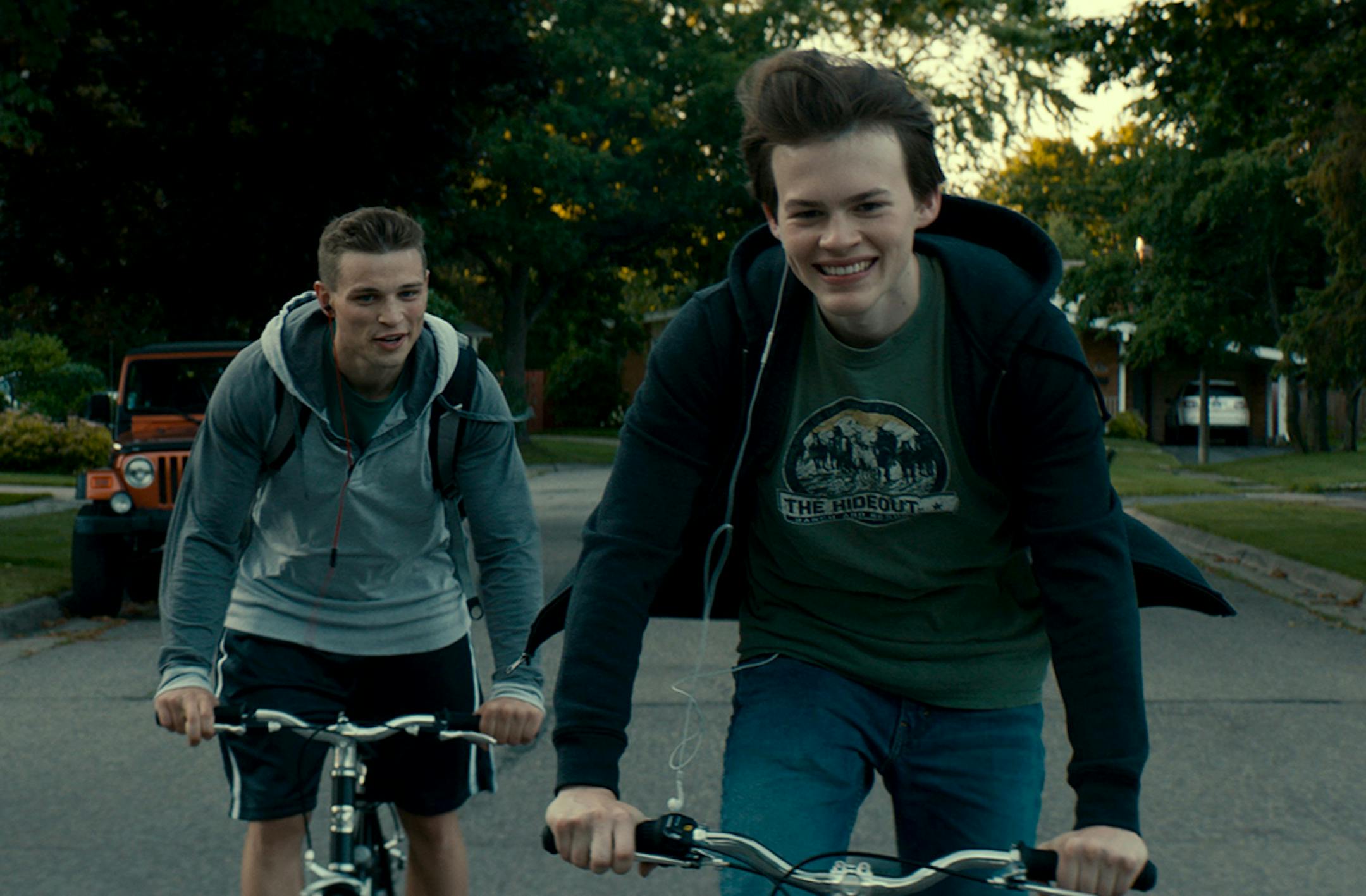 Darren Mann and Josh Wiggins in "Giant Little Ones."