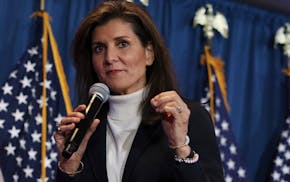 Republican presidential candidate Nikki Haley speaks at a campaign event in Portland, Maine, Sunday, March 3, 2024.