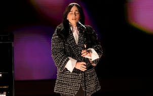 Billie Eilish performed "What Was I Made For?" during the Oscars ceremony in Los Angeles in March.