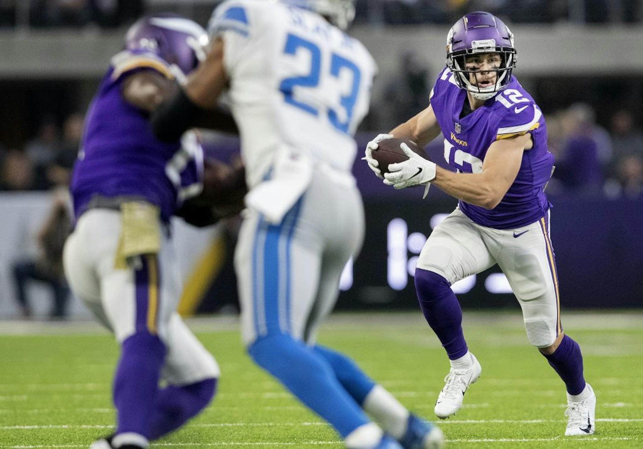 Chad Beebe caught a pass in the first quarter.