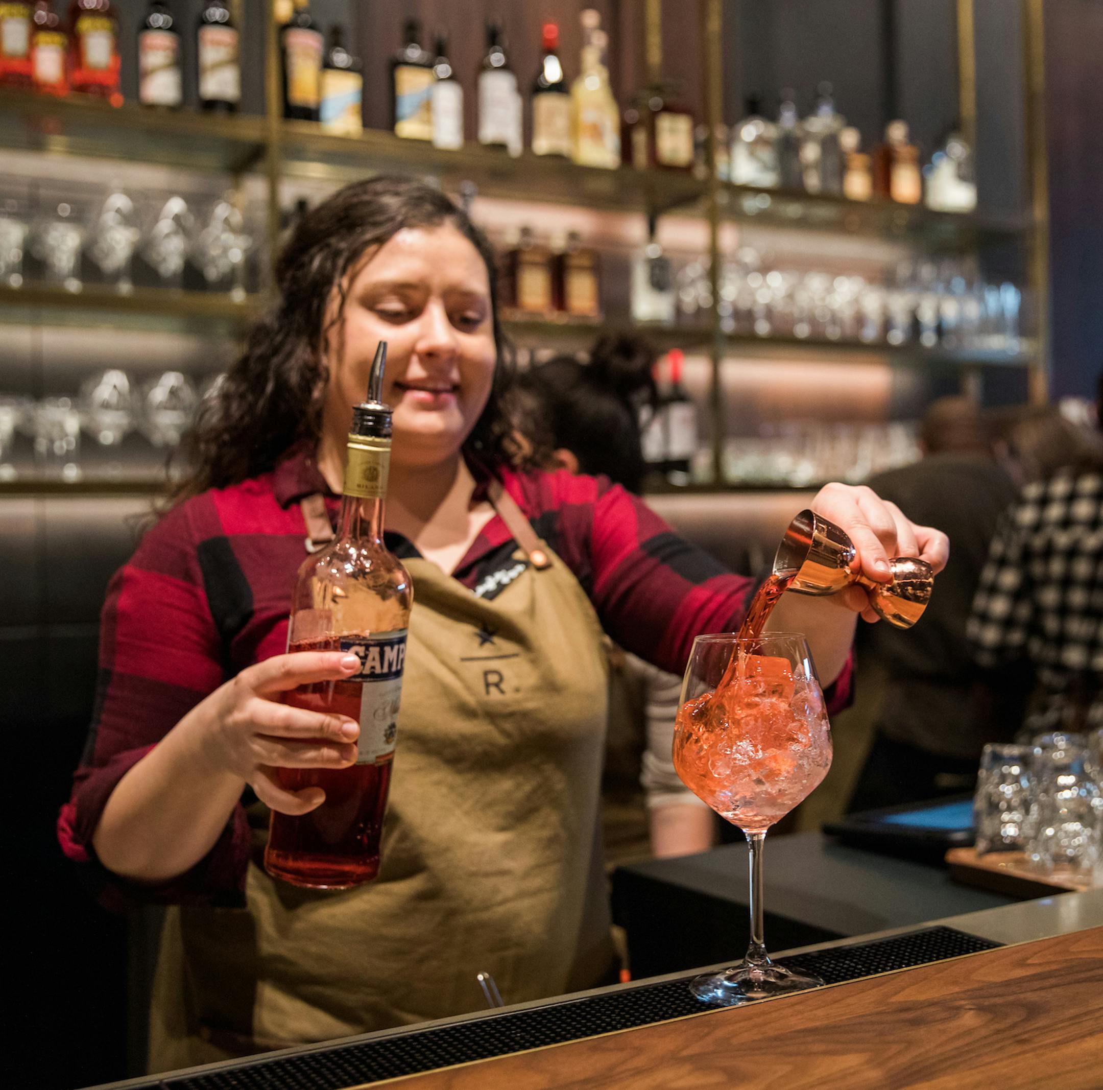 Starbucks partners work in the new Starbucks Reserve store at the Starbucks Support Center in Seattle on Wednesday, February 21, 2018. (Joshua Trujillo, Starbucks)
