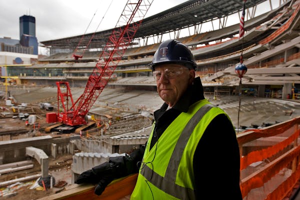 Jerry Bell in 2009, during a press tour at the new Twins stadium